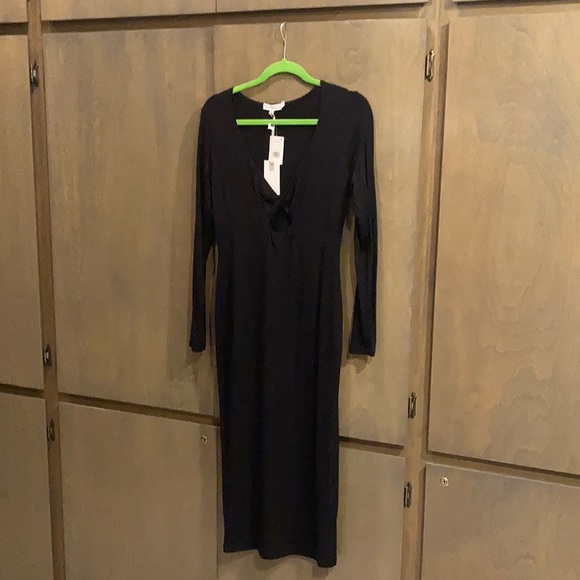 Good American Dresses & Skirts - Good American Black Long Sleeve Dress NWT
